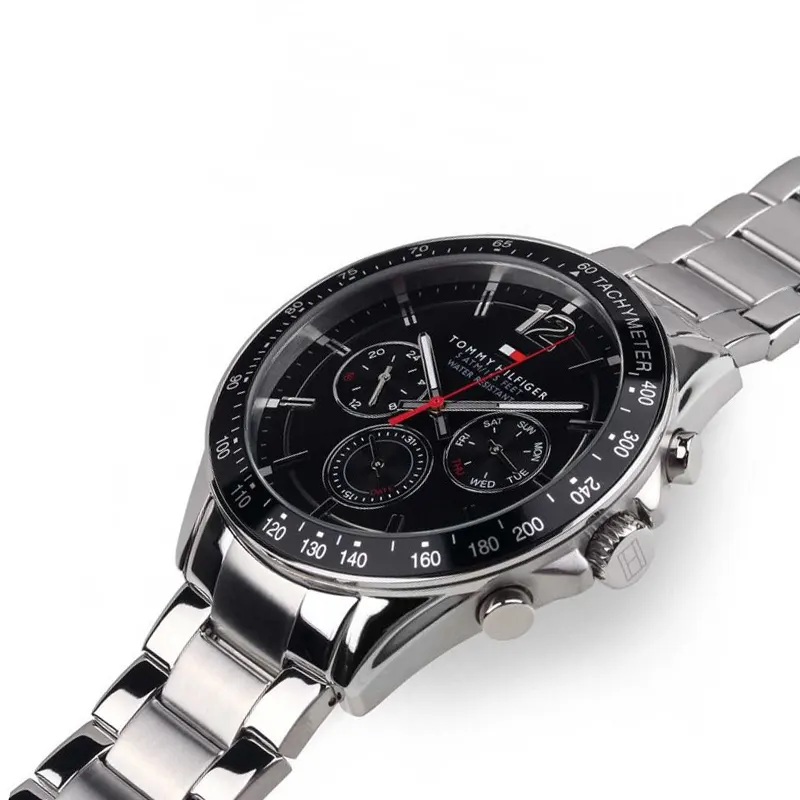 Tommy Hilfiger Luke Chronograph Black Dial Men's Watch- 1791104